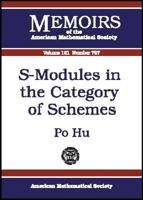 S-Modules in the Category of Schemes 0821829564 Book Cover