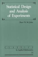 Statistical Design and Analysis of Experiments (Classics in Applied Mathematics No 22. ) (Classics in Applied Mathematics) B000J4ZN72 Book Cover