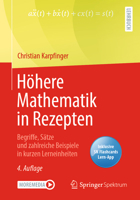 Höhere Mathematik in Rezepten: Begriffe, Sätze und zahlreiche Beispiele in kurzen Lerneinheiten 3662633043 Book Cover