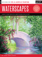 Oil & Acrylic: Waterscapes: Learn to paint beautiful water scenes step by step 1633220141 Book Cover