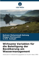 Wirksame Variablen für die Beteiligung der Bevölkerung am Wassermanagement (German Edition) 365993190X Book Cover