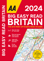 AA Big Easy Read Atlas Britain 2024 Spiral 0749583320 Book Cover