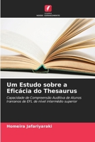 Um Estudo sobre a Eficácia do Thesaurus (Portuguese Edition) 6208552826 Book Cover