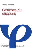 GENESE DU DISCOURS 2804721248 Book Cover