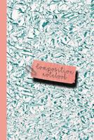Composition notebook: Small sparkle glitter school or academic college ruled composition notebook for girls and women - Blue crinkle sparkle 1796309710 Book Cover