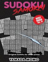 Sudoku Samurai Very Hard: Original Sudoku for Brain Power Vol. 10: Include 500 Puzzles Sudoku Samurai Very Hard Level 1532747063 Book Cover