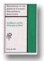 Intelligence and the Philosophy of Mind: Proceedings; V-80 1889680583 Book Cover