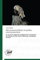 Micromammifa]res Et Pala(c)O-Environnement 3838177142 Book Cover