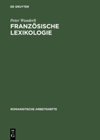 Franzosische Lexikologie 348454032X Book Cover