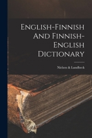 English-finnish And Finnish-english Dictionary 1015452566 Book Cover