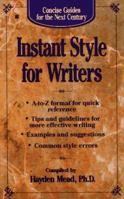 Concise Guides: Instant Style for Writers (Concise Guides for the Next Century) 0425155463 Book Cover