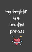 my daughter is a beautiful princess: love between mother & daughter to show off her Caringness with this gift idea and let her girl know how much she's loved 1658545184 Book Cover