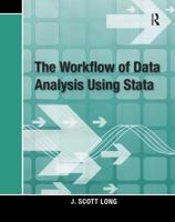 The Workflow of Data Analysis Using Stata 1597180475 Book Cover