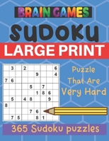 Brain Games Sudoku large Print Puzzle That Are Very hard 356 Sudoku Puzzle: Sudoku For adult 365 daily Sudoku puzzles for the 2020 leap year 1652848347 Book Cover