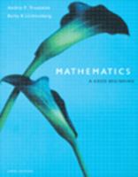 Mathematics: A Good Beginning (with CD-ROM and InfoTrac) 0534529054 Book Cover