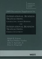 International Business Transactions: Contracting Across Borders; and, International Business Transactions: Foreign Investment 0314206167 Book Cover