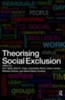 Theorising Social Exclusion 0415475856 Book Cover