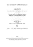 SBA's procurement assistance programs 1670707555 Book Cover