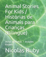 Animal Stories For Kids / Histórias de Animais para Crianças (Bilingue): Portuguese for Beginners-Course Book: Level 1 (level A1 ) B089D3SBMZ Book Cover