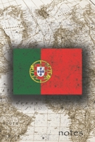 Notes: Beautiful Flag Of Portugal Lined Journal Or Notebook, Great Gift For People Who Love To Travel, Perfect For Work Or School Notes 1710153679 Book Cover