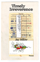 Timely Irreverence 0889712778 Book Cover