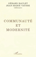Communauté et modernité (French Edition) 2738435033 Book Cover