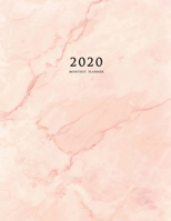 2020 Monthly Planner: Large Monthly Planner with Inspirational Quotes and Marble Cover (Volume 2) 1087808340 Book Cover