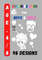 Coloring Book for Boys and Girls: Kids Coloring Activity B08CPCBPFK Book Cover