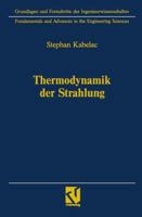 Thermodynamik Der Strahlung 3663124754 Book Cover