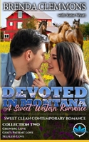 Devoted In Montana A Sweet Western Romance Collection Two: Books 4 - 6 B08QG4M79L Book Cover