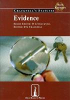 Evidence: Statutes (Cracknell's Companion Cases and Statutes) 1858363225 Book Cover