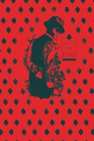 Life is a Joke Dad Notebook, Blank Write-in Journal, Dotted Lines, Wide Ruled, Medium (A5) 6 x 9 In (Red) 1714445062 Book Cover