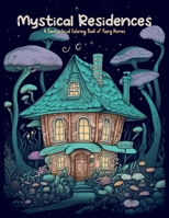 Mystical Residences: A Fantastical Floral Coloring Book of Fairy Homes for Adults and Teens B0C2S47LYF Book Cover