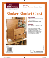 Fine Woodworking's Shaker Blanket Chest Plan 160085592X Book Cover