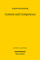 Content and Competence: A Descriptive Approach to the Concept of Rights 3161570308 Book Cover