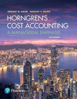 Horngren's Cost Accounting: A Managerial Emphasis 0134453735 Book Cover
