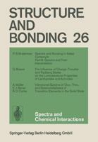 Spectra and Chemical Interactions 3662158434 Book Cover