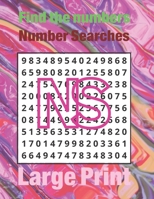 Find the numbers: Number Searches B09DDWVYDN Book Cover