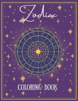 Zodiac Coloring Book: Premium coloring book with all the zodiac signs, Perfect for stress relief. B08S9NB8HK Book Cover