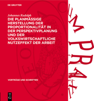 Die Planmässige Herstellung Der Proportionalität in Der Perspektivplanung Und Der Volkswirtschaftliche Nutzeffekt Der Arbeit 3112738489 Book Cover