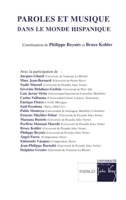 Paroles et musique dans le monde hispanique (French Edition) 2352600014 Book Cover