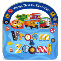 Vroom & Zoom Flip-A-Flap 1680521306 Book Cover