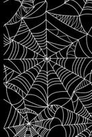 Spider Web Haunted Halloween: College Ruled Notebook 1723754595 Book Cover