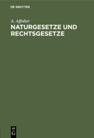 Naturgesetze und Rechtsgesetze 3112509056 Book Cover