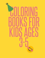 coloring books for kids ages 3-5: 50 Coloring Pages, Gift for Kids, Ages 3, 4, 5, Multi B08D4H2X8H Book Cover