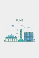 Pune Minimalist Travel Notebook [Lined] [6x9] [110 pages] 1676593799 Book Cover