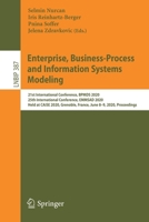 Enterprise, Business-Process and Information Systems Modeling (Lecture Notes in Business Information Processing) 3030494179 Book Cover