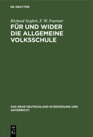 Für und wider die allgemeine Volksschule 3112664175 Book Cover