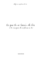 Ce que tu as besoin de lire si tu manques de confiance en toi (French Edition) B0G64D9TM5 Book Cover
