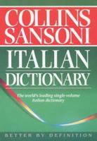 Collins-Sansoni Italian Dictionary/Italian-English, English-Italian 8838308802 Book Cover